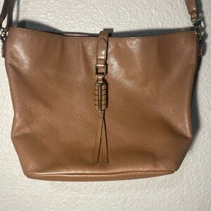 Covet by Stella & Dot Sunday Pebbled Leather  Crossbody Bag